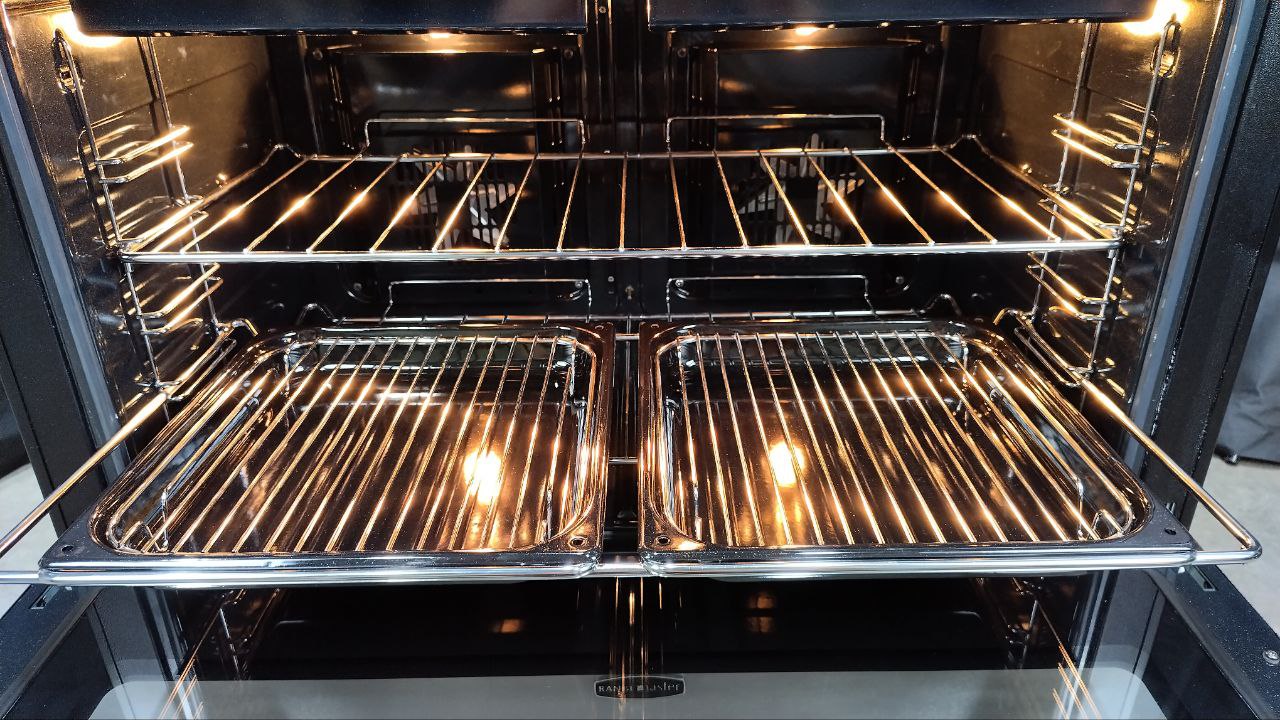 Rangemaster Professional+ FX 90 Induction/Electric Range Cooker, Stainless steel