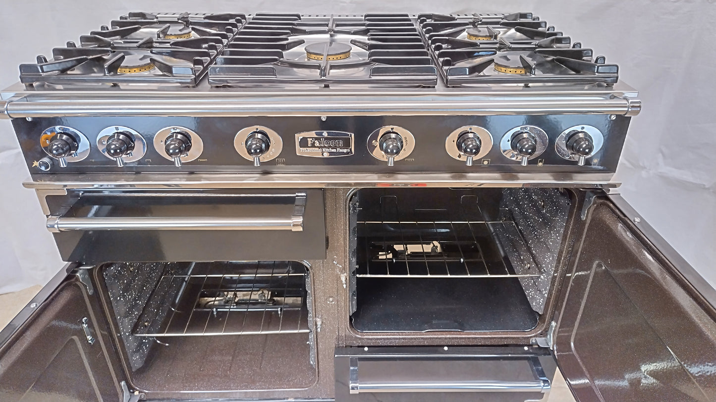 Falcon 1092 110 cm Full Gas Range Cooker, Black