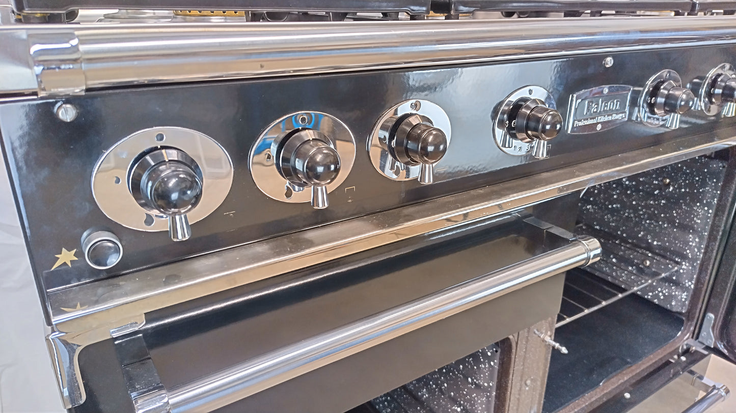 Falcon 1092 110 cm Full Gas Range Cooker, Black