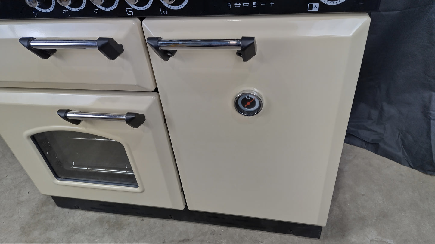Rangemaster Classic 100 cm Induction/Electric Range Cooker, Cream