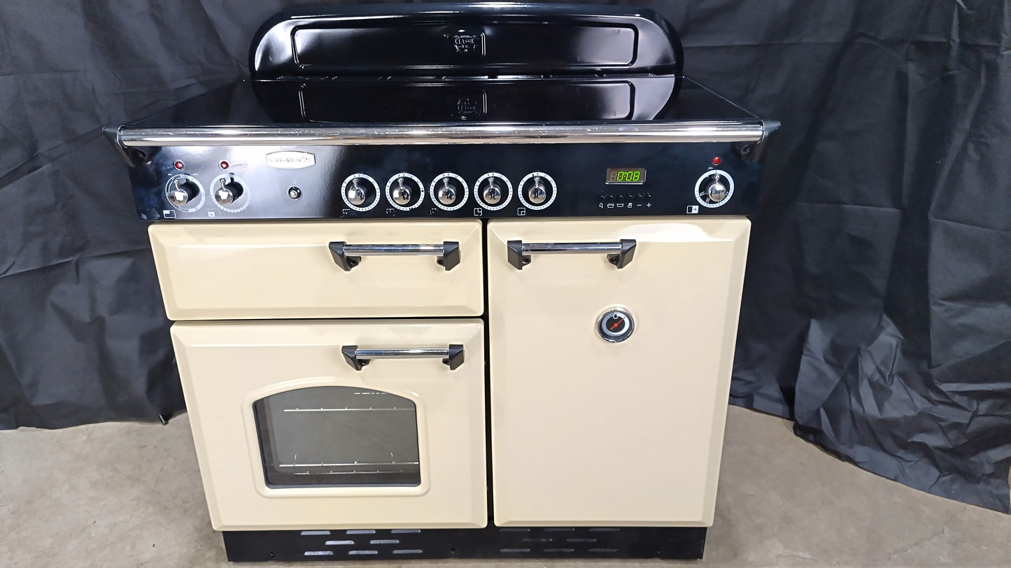 Rangemaster Classic 100 cm Induction/Electric Range Cooker, Cream