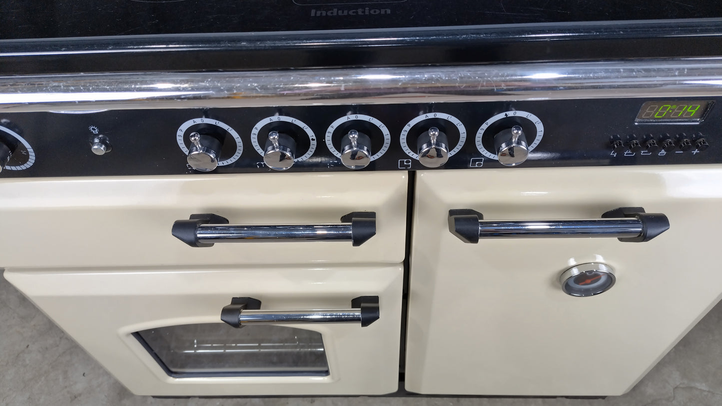 Rangemaster Classic 100 cm Induction/Electric Range Cooker, Cream