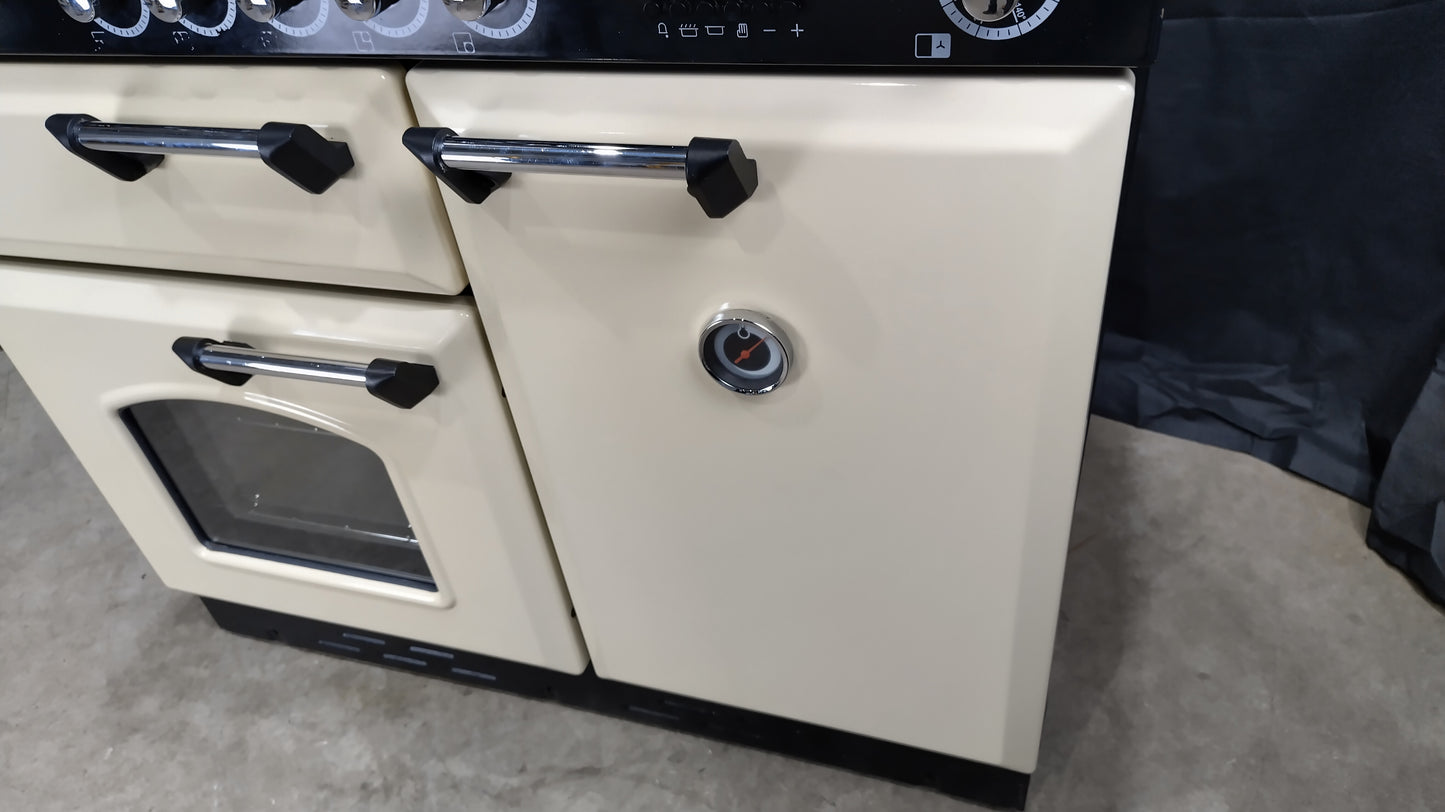 Rangemaster Classic 100 cm Induction/Electric Range Cooker, Cream