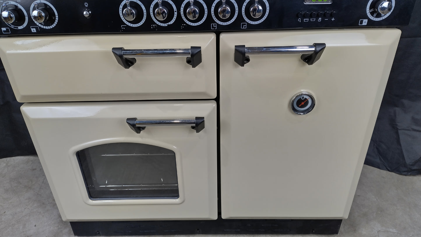 Rangemaster Classic 100 cm Induction/Electric Range Cooker, Cream