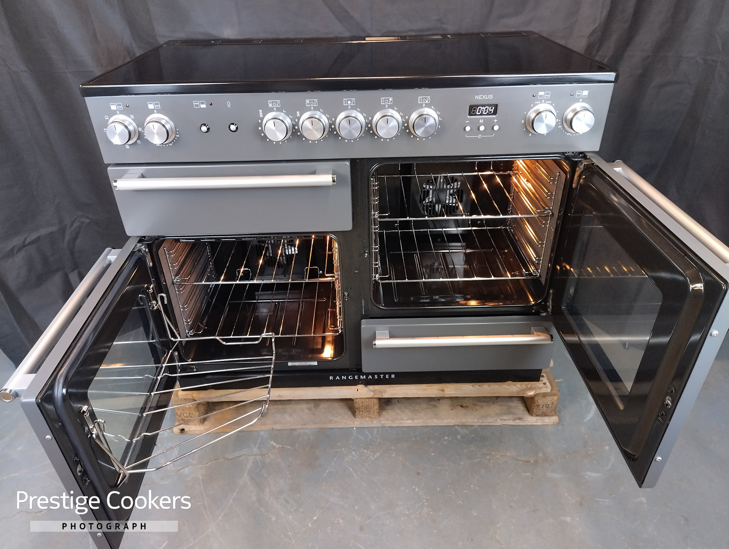 Rangemaster Nexus 110cm Induction Range Cooker – Slate – Electric Ovens