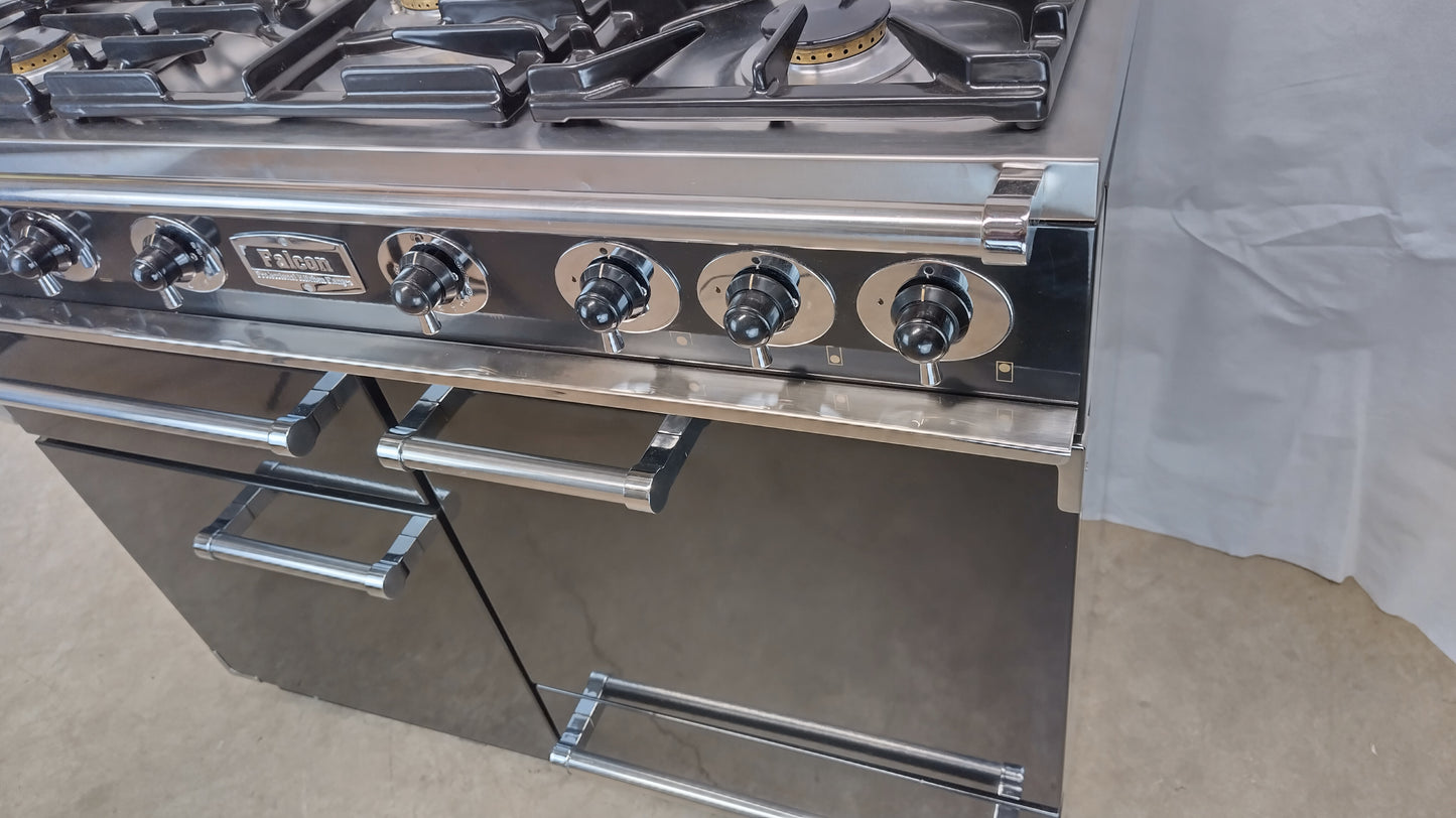 Falcon 1092 110 cm Full Gas Range Cooker, Black