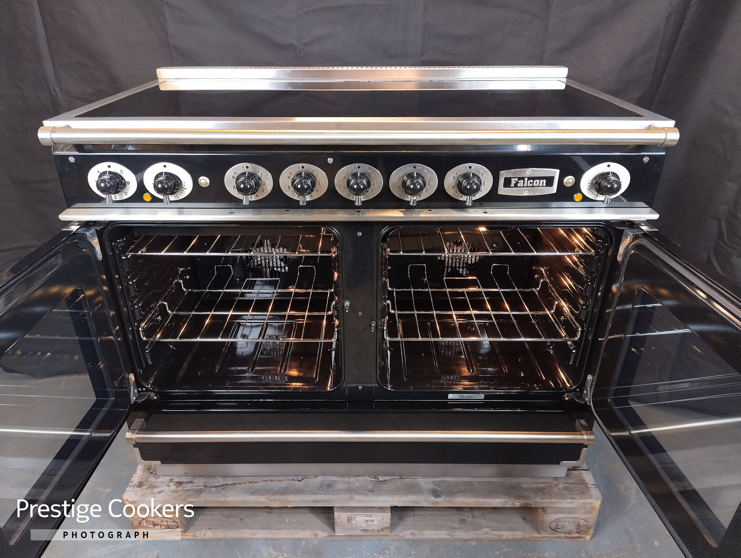 Falcon Continental Induction Range Cooker – Black | Refurbished & Fully Tested