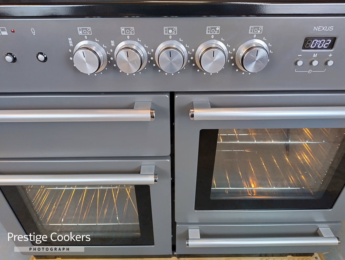 Rangemaster Nexus 110cm Induction Range Cooker – Slate – Electric Ovens