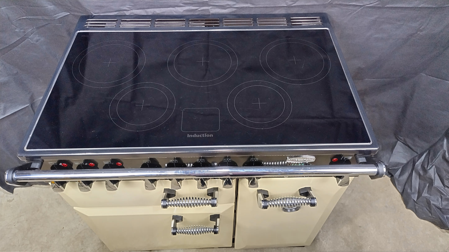 Rangemaster Elan 90 cm Induction/Electric Range Cooker, Cream