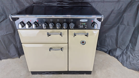 Rangemaster Elan 90 cm Induction/Electric Range Cooker, Cream