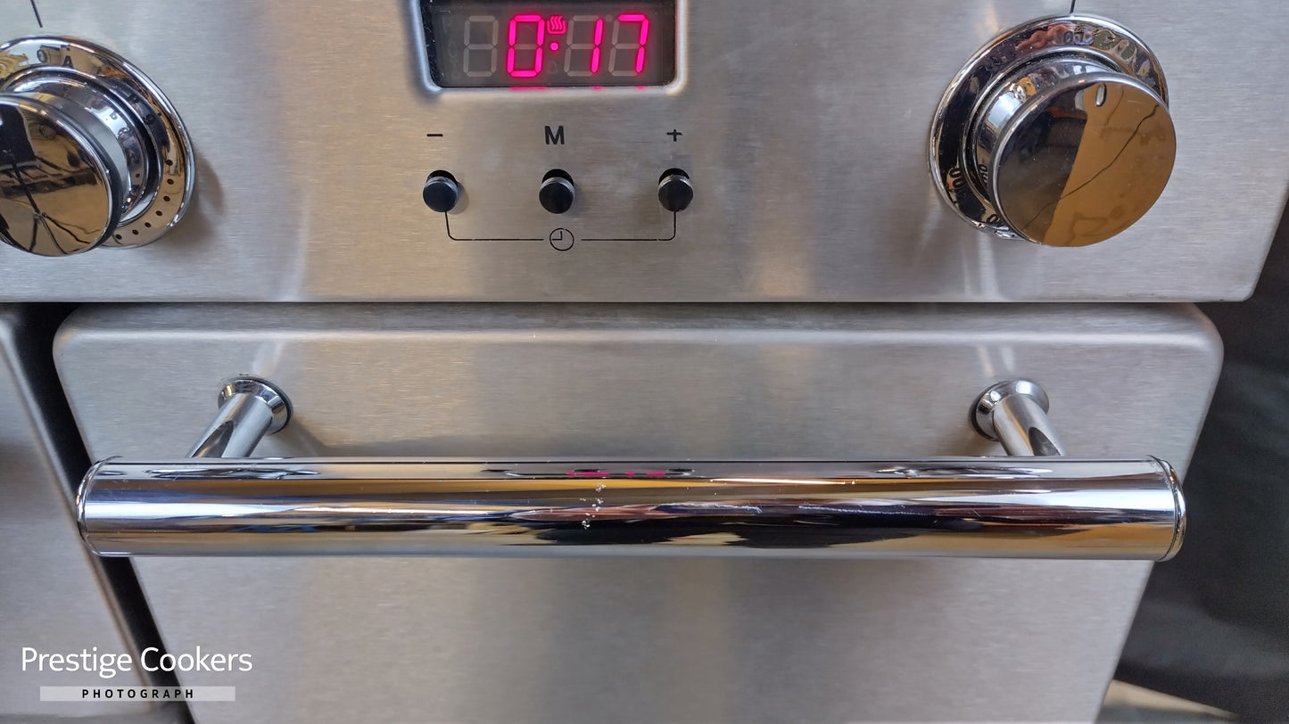 Rangemaster Infusion 90cm Induction/Electric Range Cooker, Stainless steel
