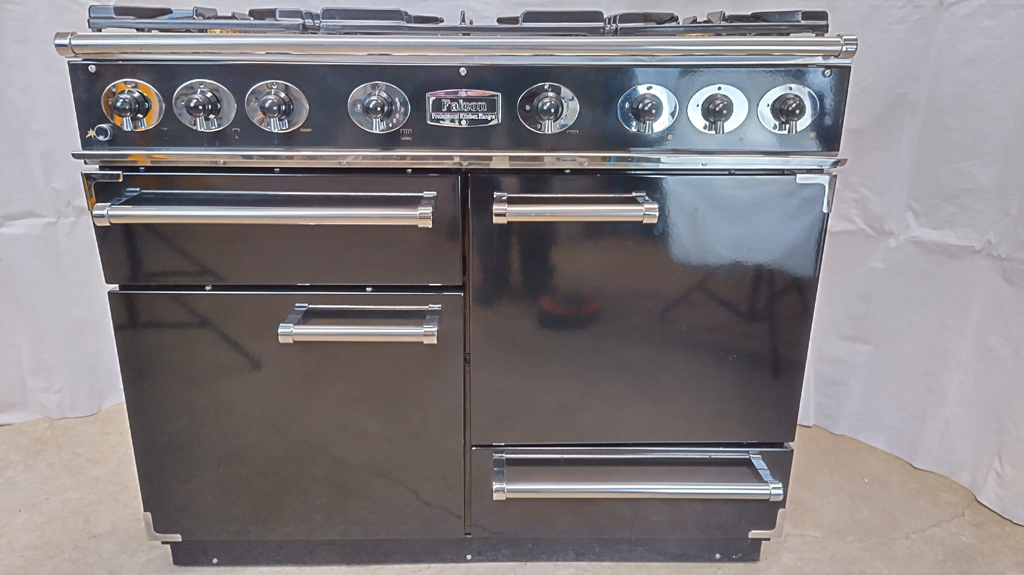 Falcon 1092 110 cm Full Gas Range Cooker, Black