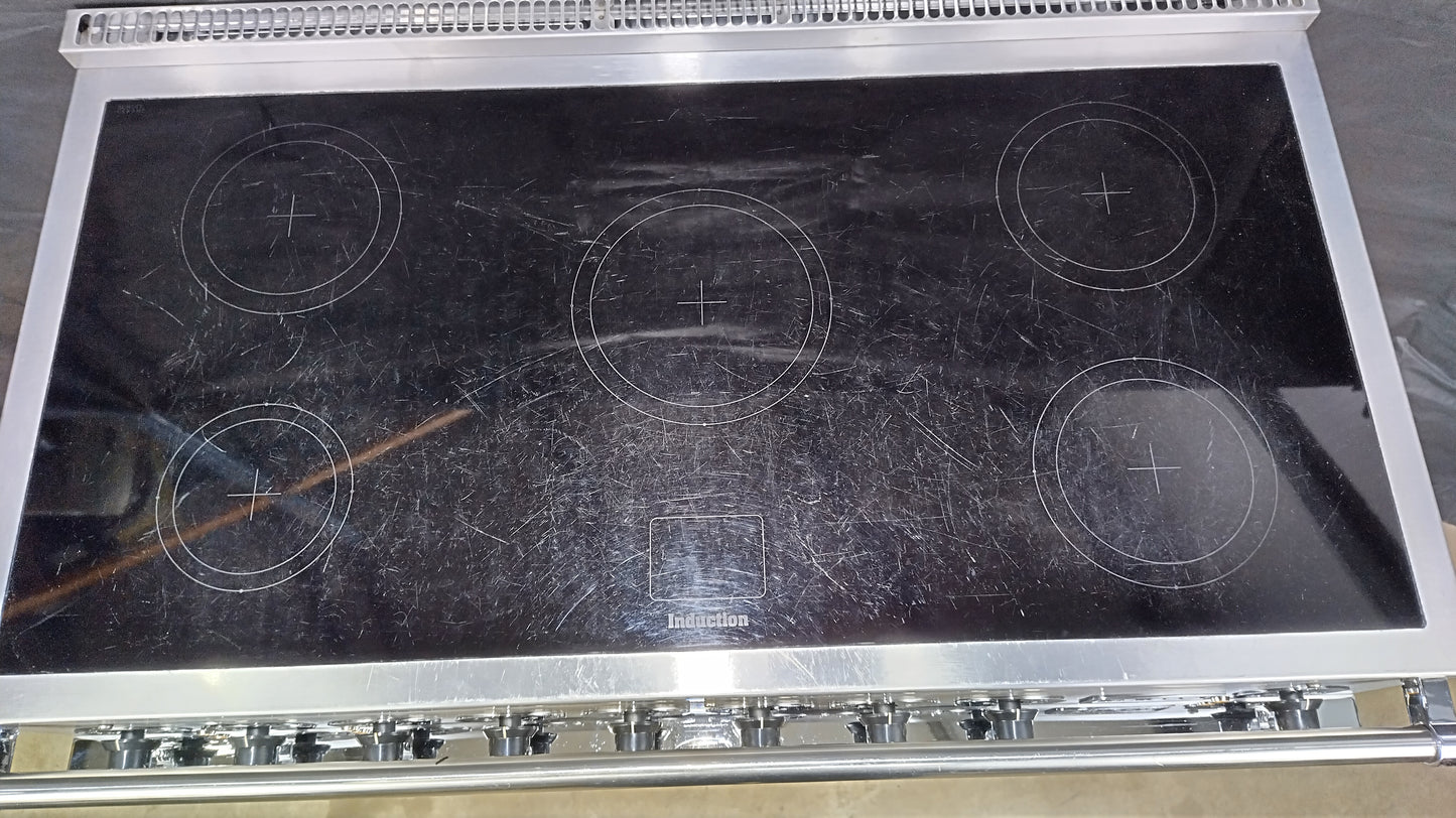 Falcon 1092 Deluxe Induction/Electric Range Cooker, Stainless steel/Chrome