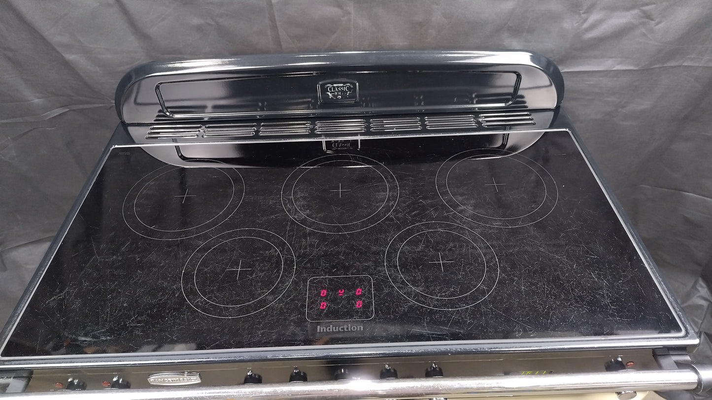 Rangemaster Classic 100 cm Induction/Electric Range Cooker, Cream
