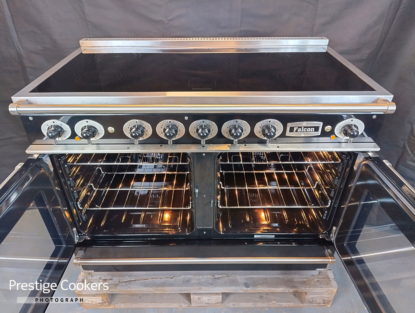 Falcon Continental Induction Range Cooker – Black | Refurbished & Fully Tested