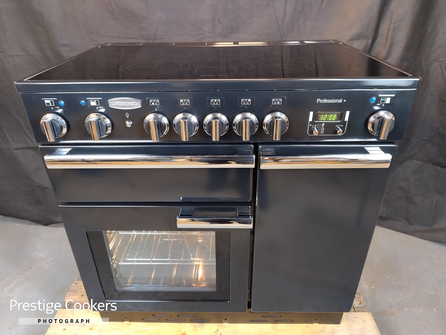 Rangemaster Professional Plus 90cm Induction Range Cooker – Black (Refurbished)