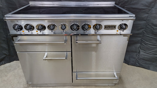 Falcon 1092 Deluxe Induction/Electric Range Cooker, Stainless steel/Chrome