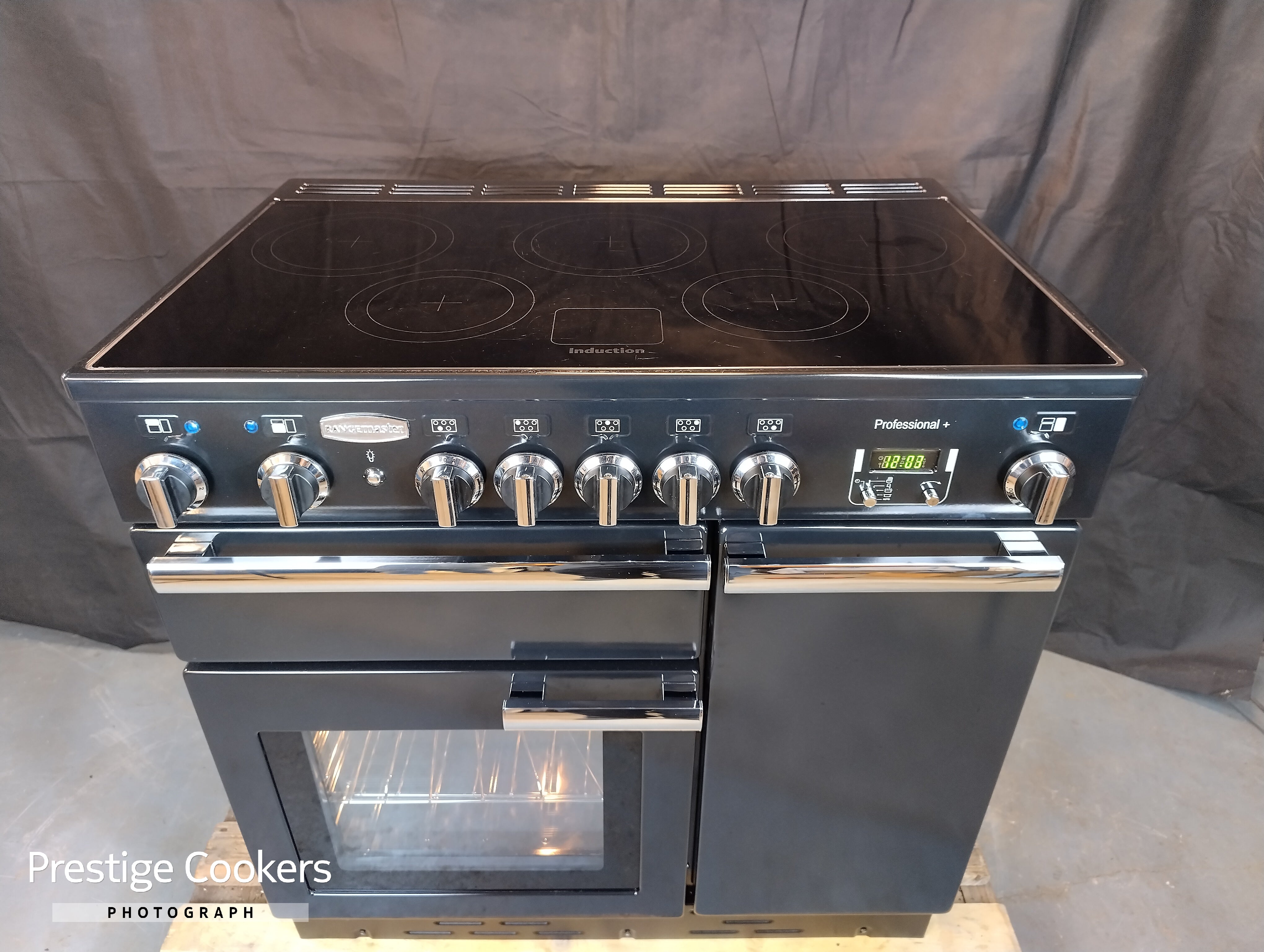 Rangemaster Professional Plus 90cm Induction Range Cooker – Black (Ref ...