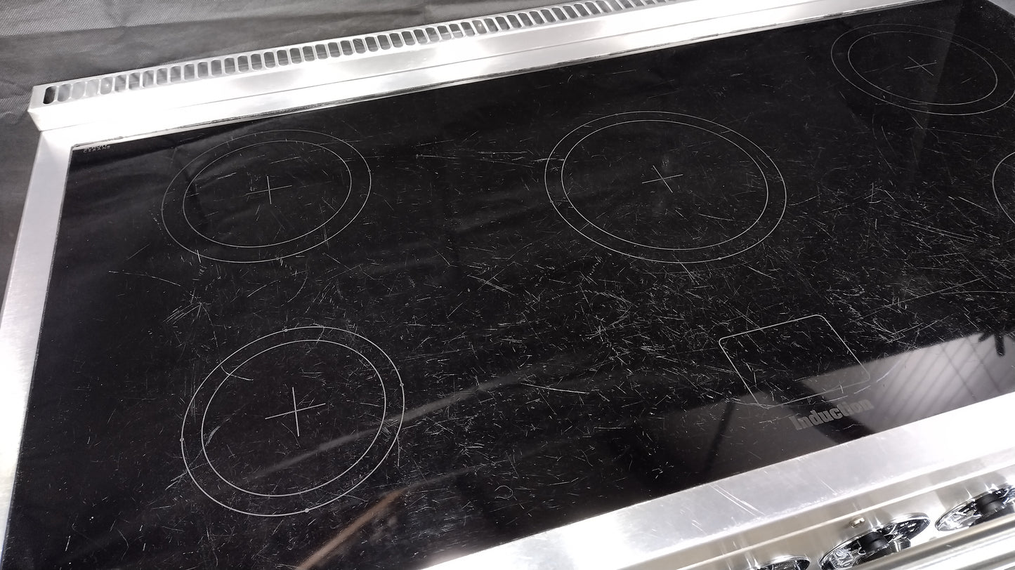 Falcon 1092 Deluxe Induction/Electric Range Cooker, Stainless steel/Chrome