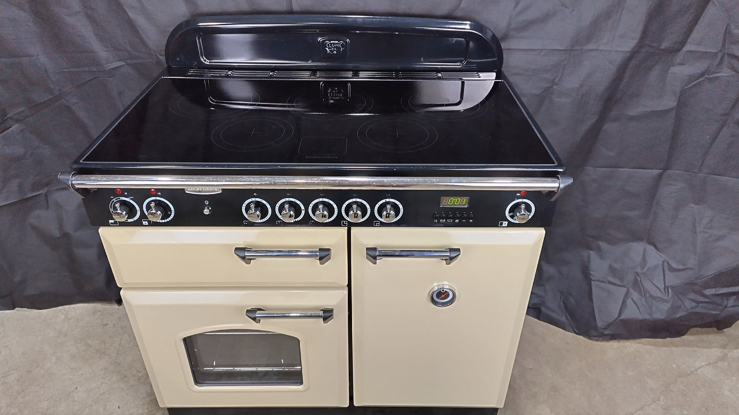 Rangemaster Classic 100 cm Induction/Electric Range Cooker, Cream