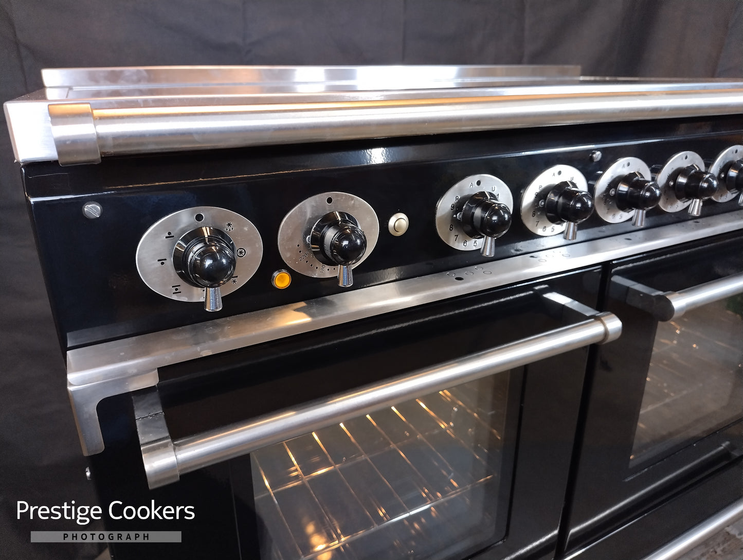 Falcon Continental Induction Range Cooker – Black | Refurbished & Fully Tested