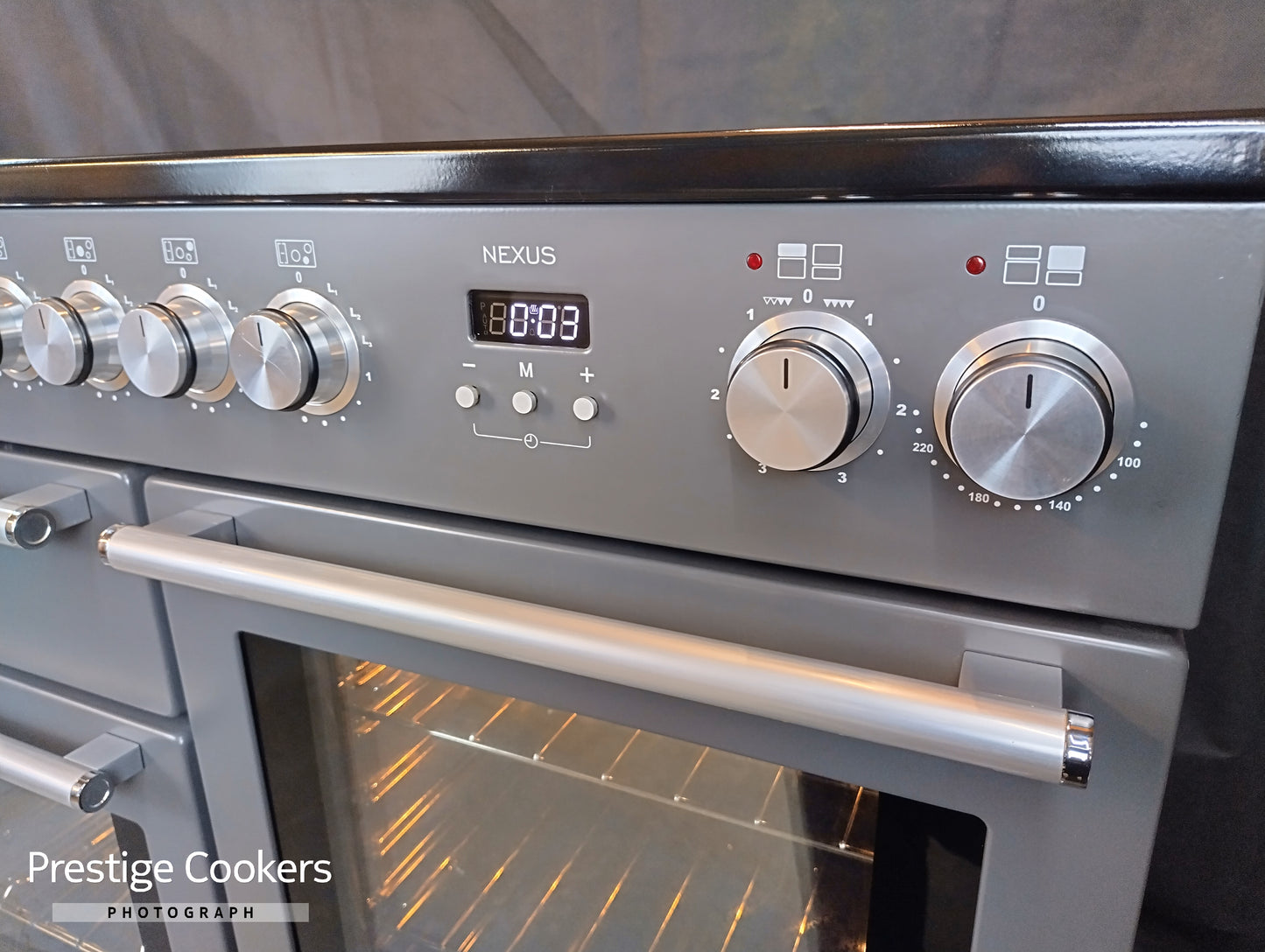 Rangemaster Nexus 110cm Induction Range Cooker – Slate – Electric Ovens