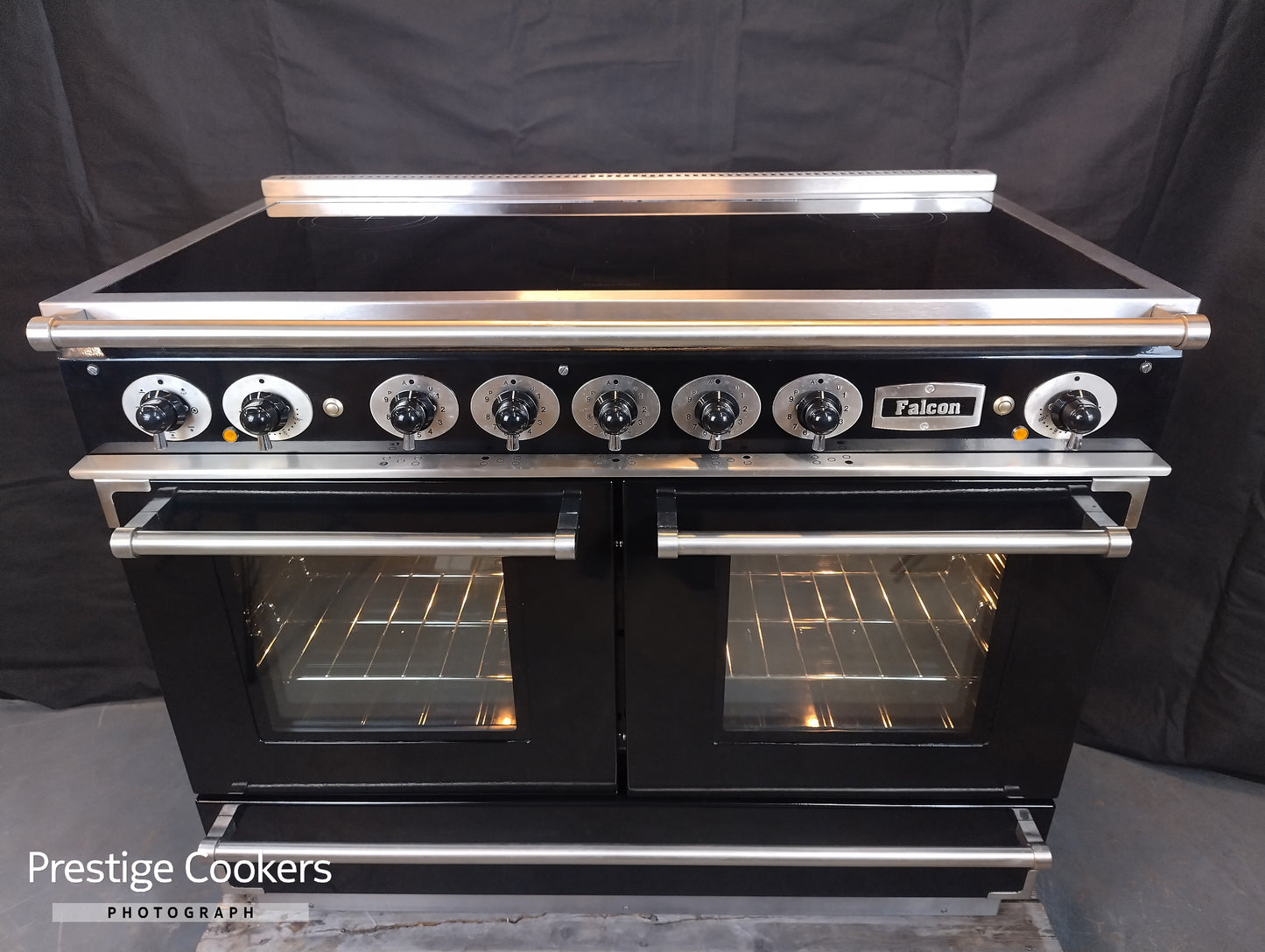 Falcon Continental Induction Range Cooker – Black | Refurbished & Fully Tested