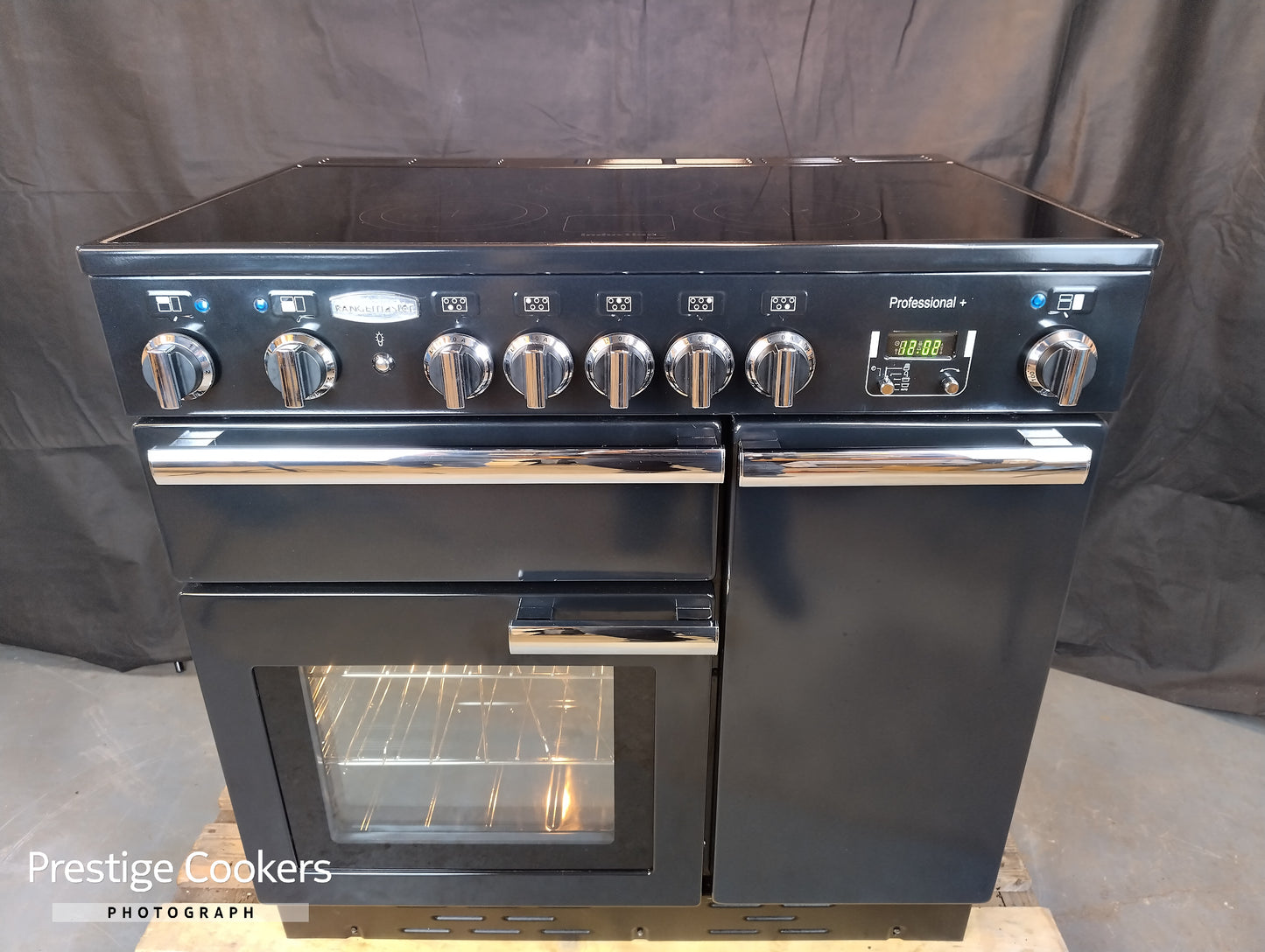 Rangemaster Professional Plus 90cm Induction Range Cooker – Black (Refurbished)