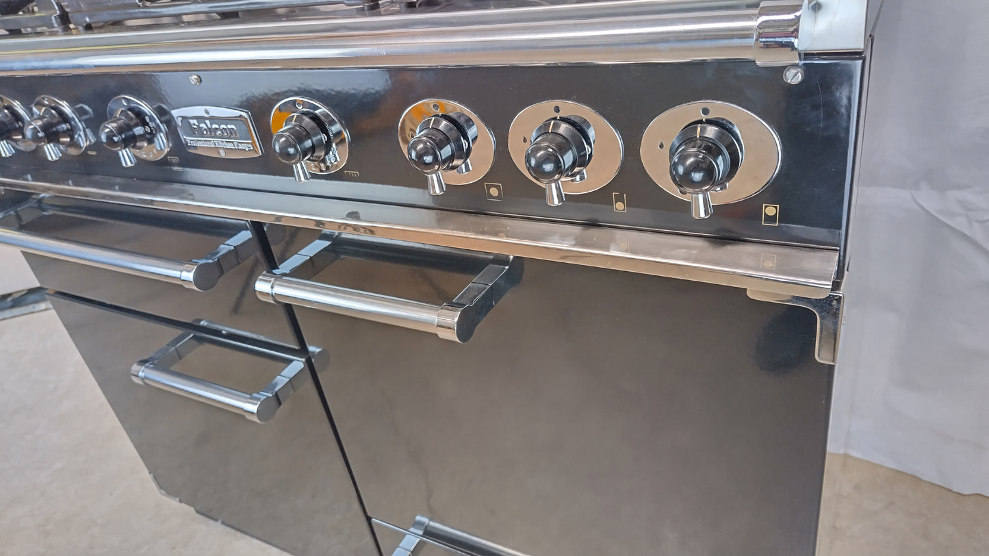 Falcon 1092 110 cm Full Gas Range Cooker, Black