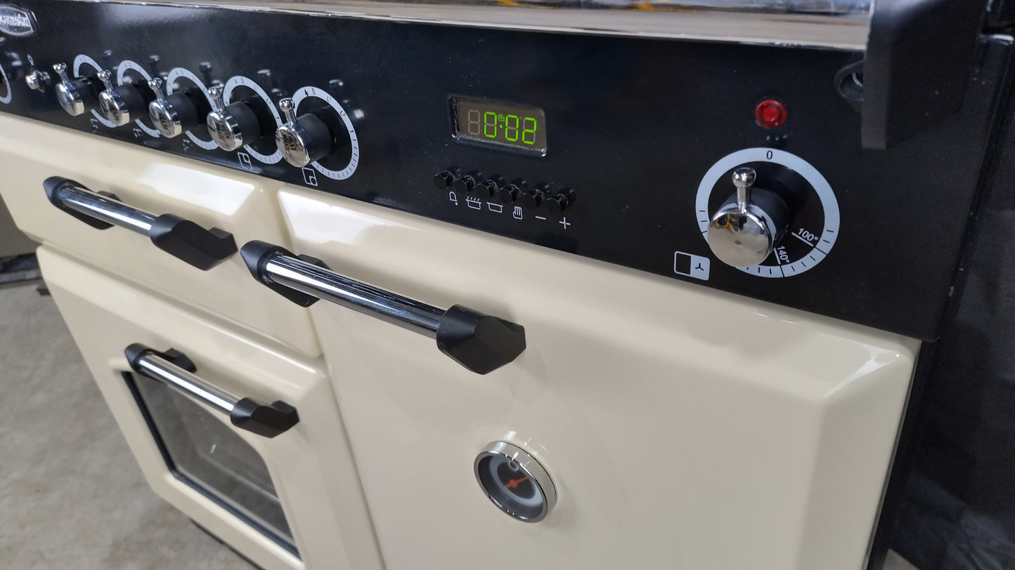 Rangemaster Classic 100 cm Induction/Electric Range Cooker, Cream