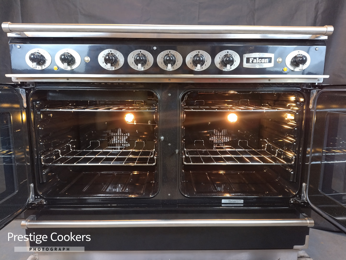 Falcon Continental Induction Range Cooker – Black | Refurbished & Fully Tested