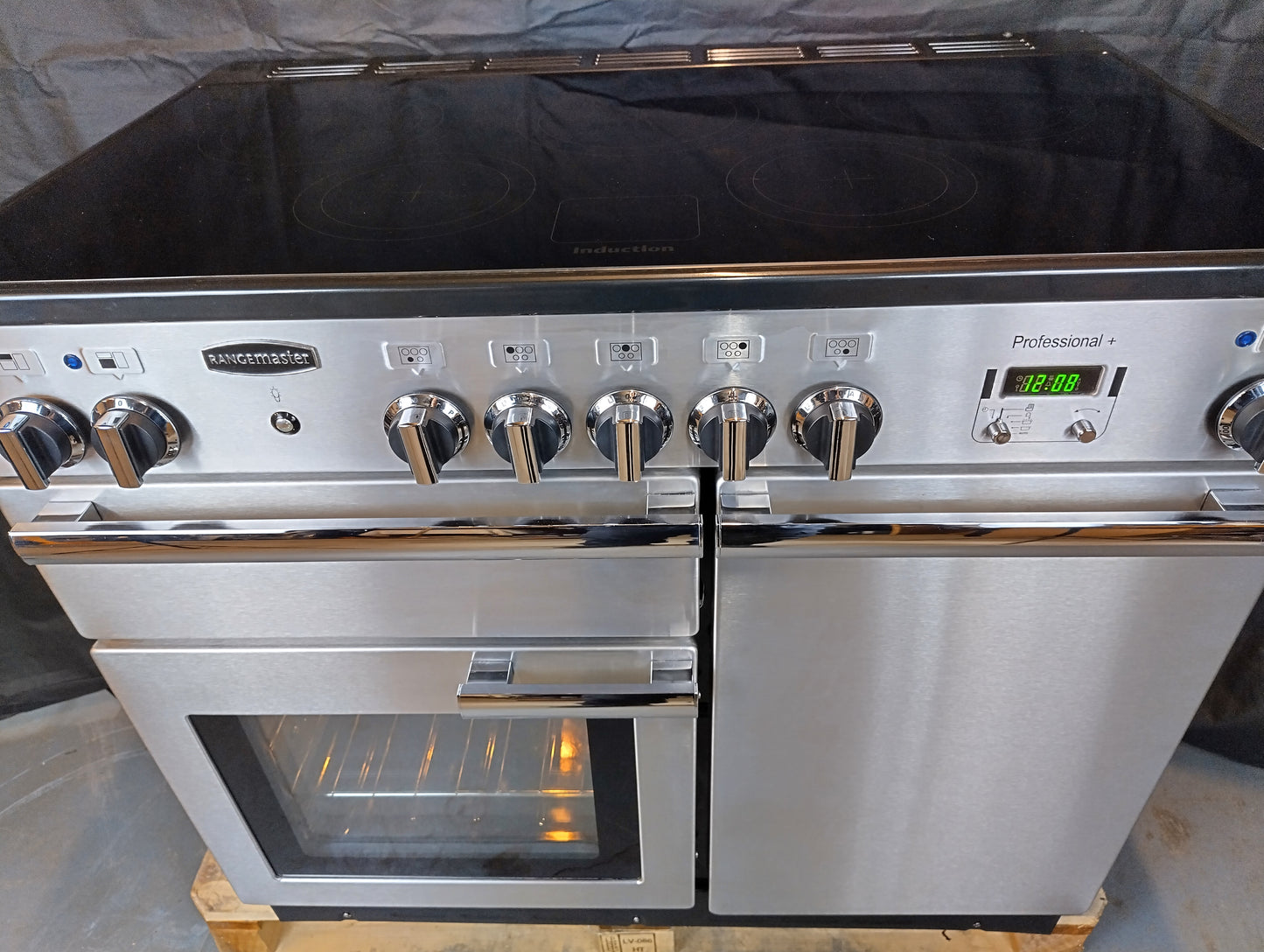 Rangemaster Professional Plus 100 Induction Range Cooker – Stainless steel (Refurbished)