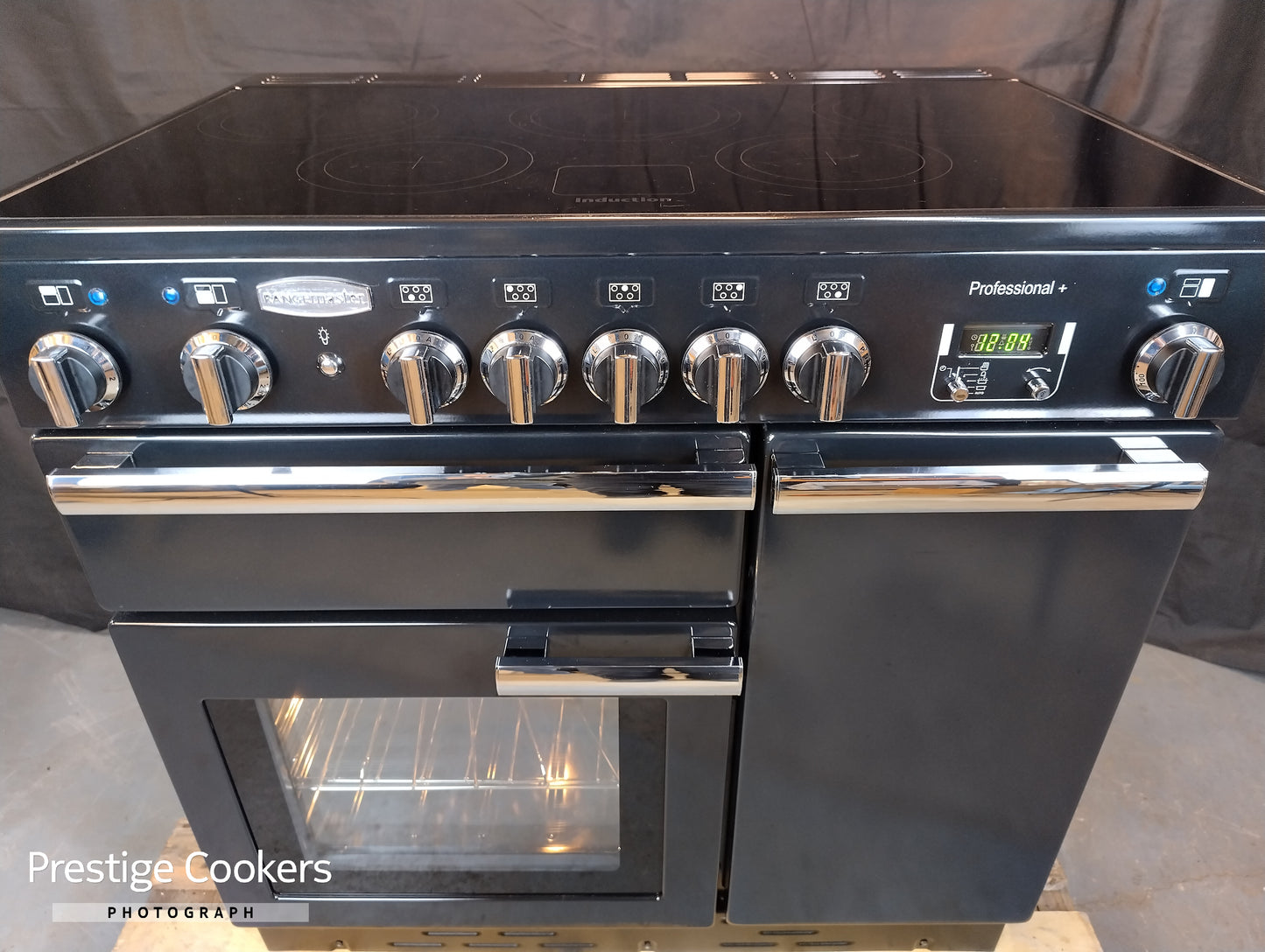 Rangemaster Professional Plus 90cm Induction Range Cooker – Black (Refurbished)