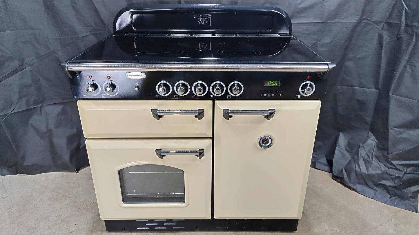 Rangemaster Classic 100 cm Induction/Electric Range Cooker, Cream