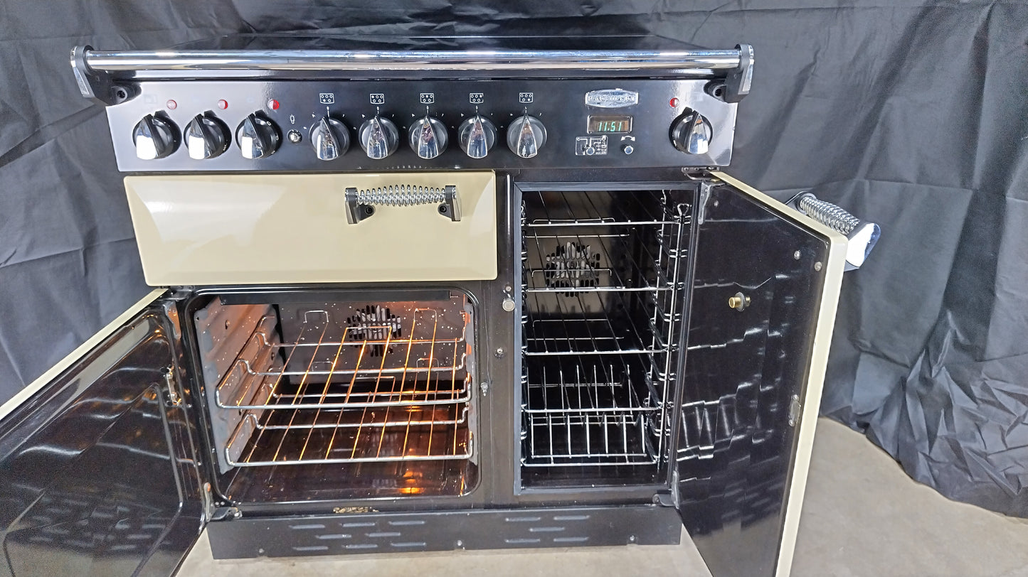 Rangemaster Elan 90 cm Induction/Electric Range Cooker, Cream