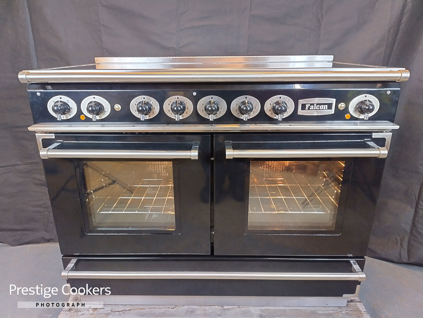 Falcon Continental Induction Range Cooker – Black | Refurbished & Fully Tested