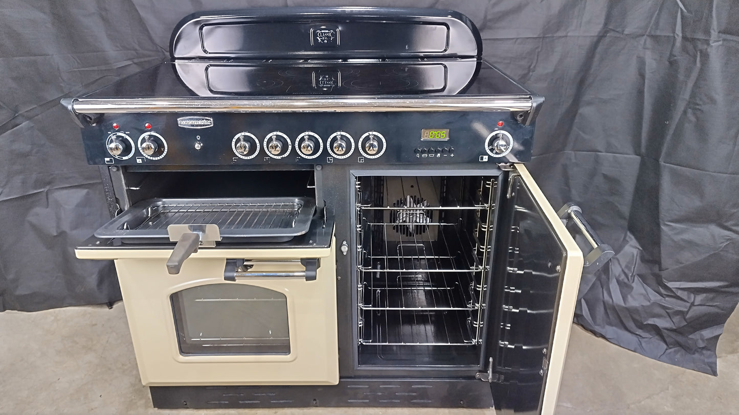 Rangemaster Classic 100 cm Induction/Electric Range Cooker, Cream