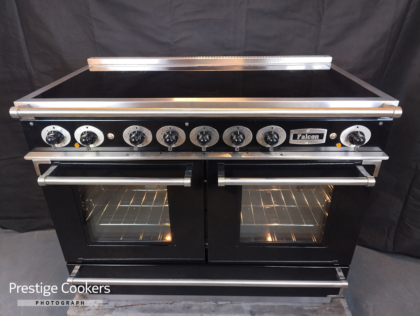 Falcon Continental Induction Range Cooker – Black | Refurbished & Fully Tested