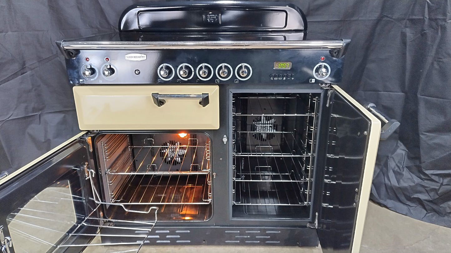 Rangemaster Classic 100 cm Induction/Electric Range Cooker, Cream
