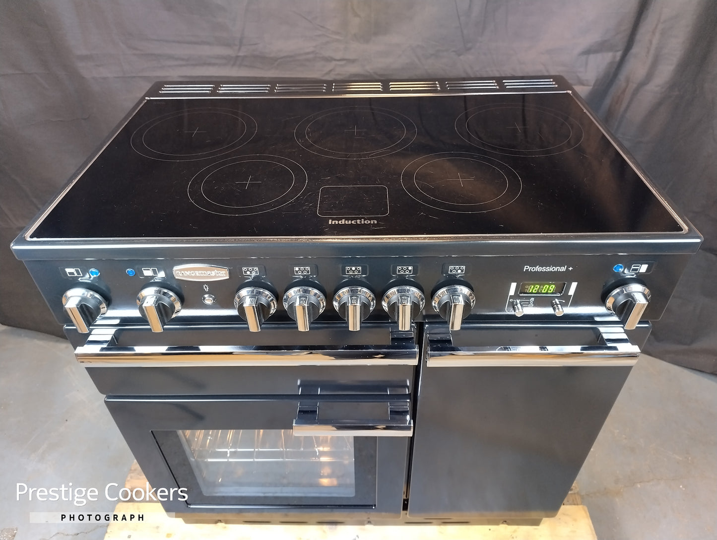 Rangemaster Professional Plus 90cm Induction Range Cooker – Black (Refurbished)