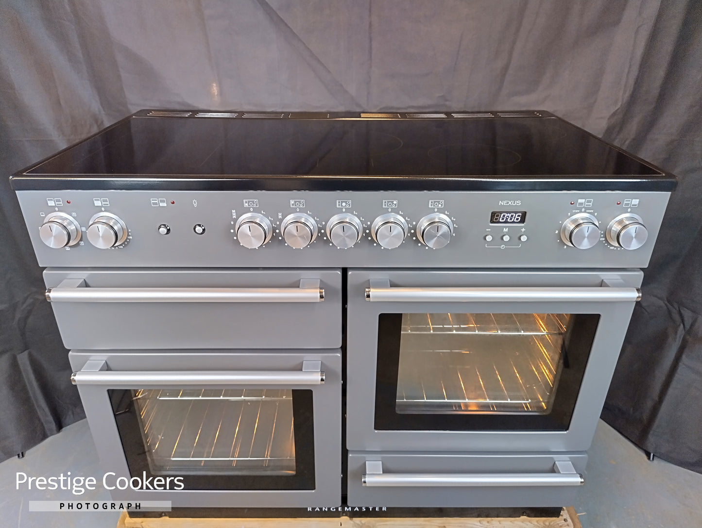 Rangemaster Nexus 110cm Induction Range Cooker – Slate – Electric Ovens