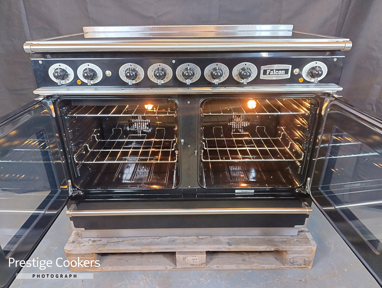 Falcon Continental Induction Range Cooker – Black | Refurbished & Fully Tested