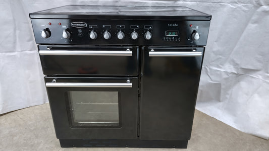 Rangemaster 90 cm Toledo Induction/Electric Range Cooker, Silver