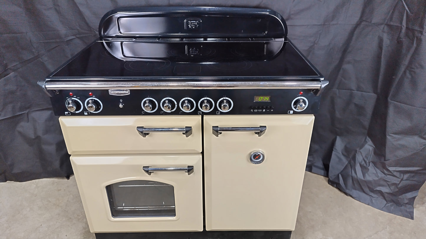 Rangemaster Classic 100 cm Induction/Electric Range Cooker, Cream