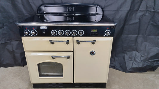 Rangemaster Classic 100 cm Induction/Electric Range Cooker, Cream
