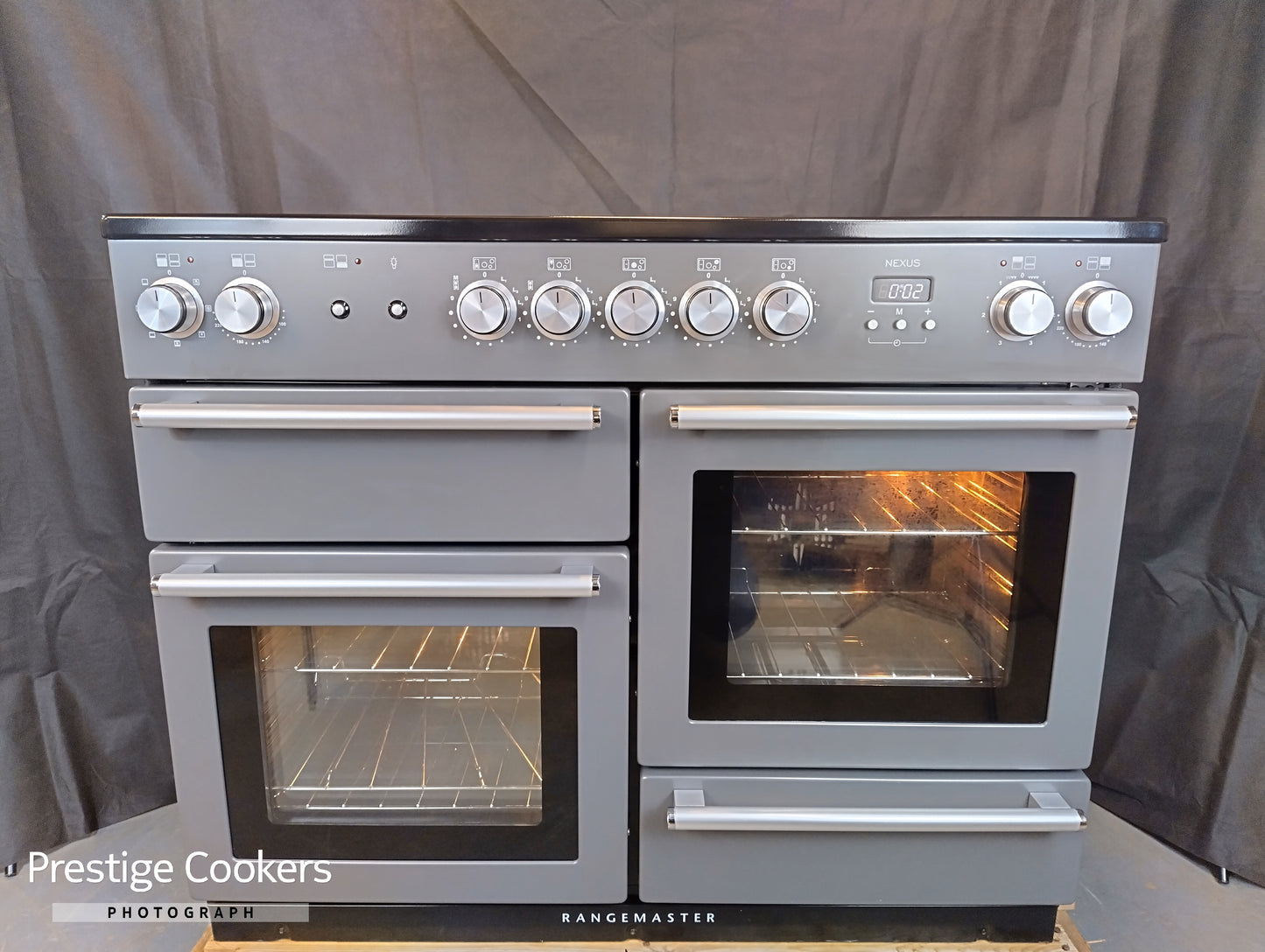 Rangemaster Nexus 110cm Induction Range Cooker – Slate – Electric Ovens
