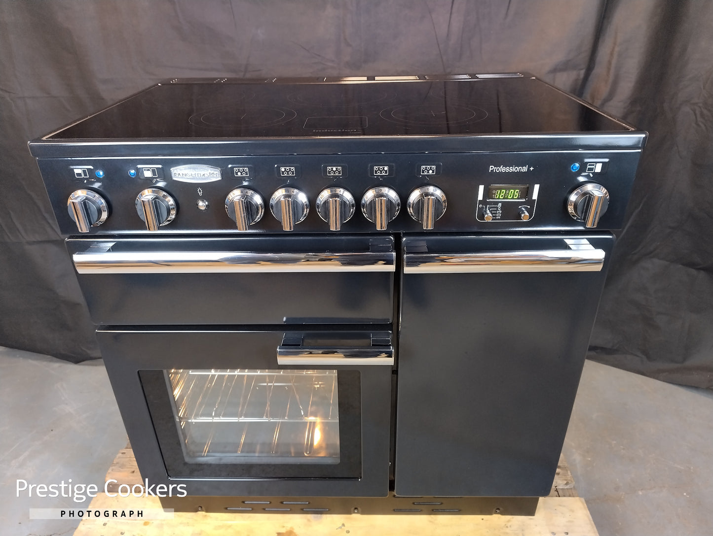 Rangemaster Professional Plus 90cm Induction Range Cooker – Black (Refurbished)