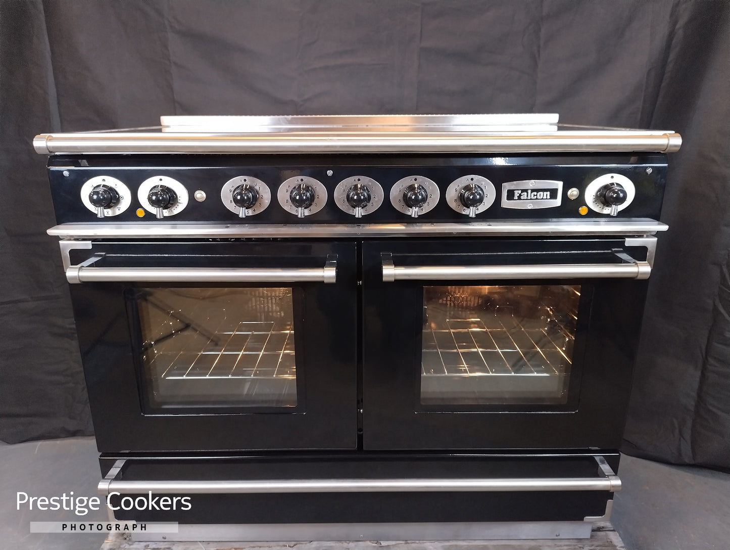 Falcon Continental Induction Range Cooker – Black | Refurbished & Fully Tested
