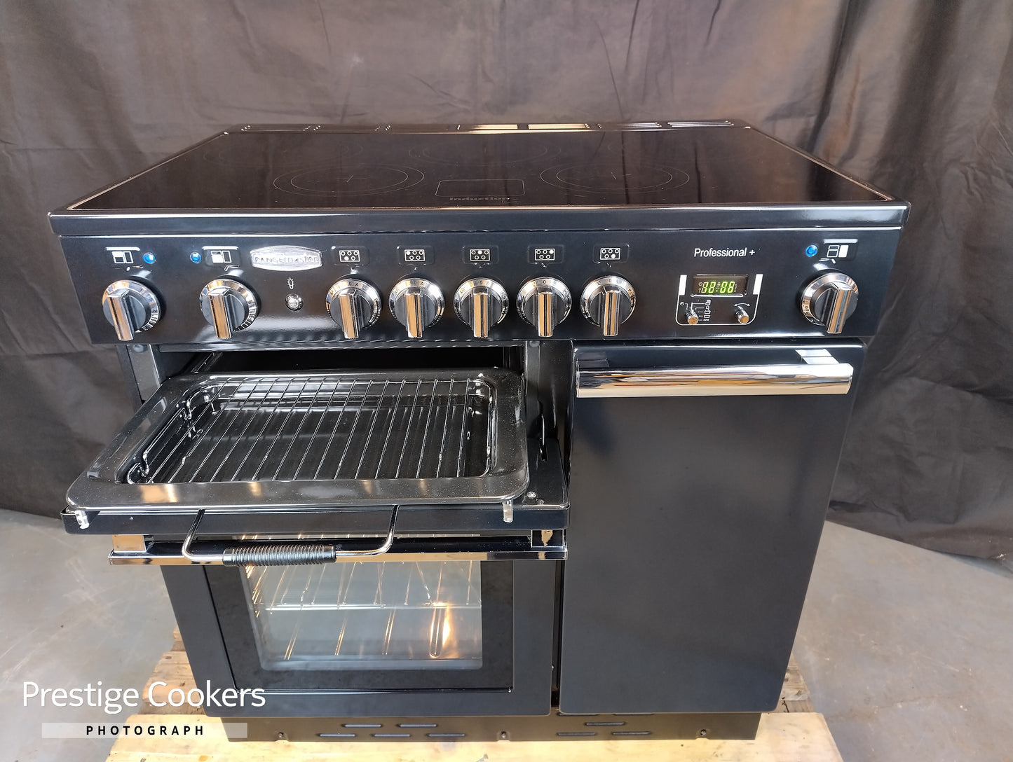 Rangemaster Professional Plus 90cm Induction Range Cooker – Black (Refurbished)
