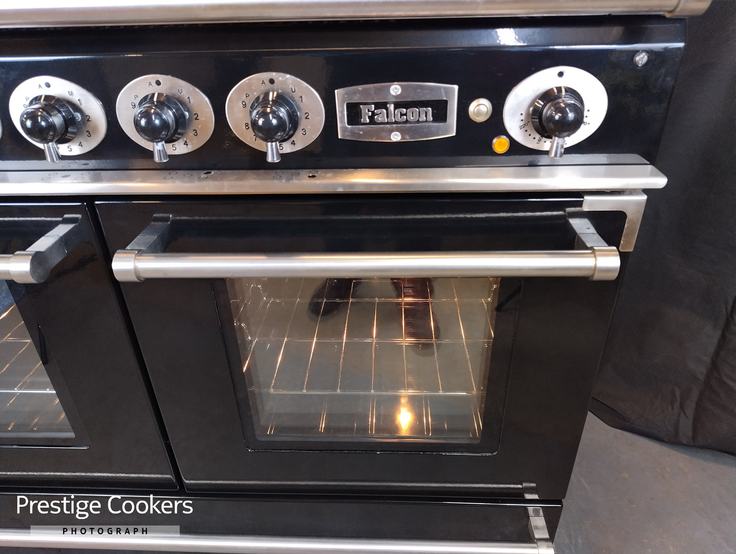Falcon Continental Induction Range Cooker – Black | Refurbished & Fully Tested
